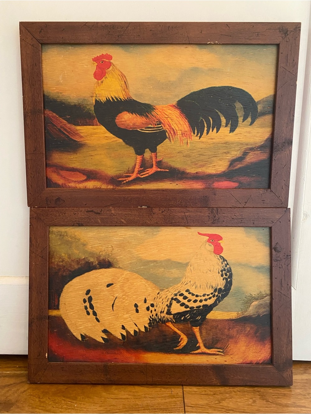 Rooster Paintings by Alexandra Churchill